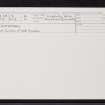 Blarbuie, NH63SE 15, Ordnance Survey index card, Recto