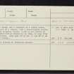Dores Parish, NH63SW 5, Ordnance Survey index card, Recto