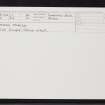Dores, NH63SW 11, Ordnance Survey index card, Recto