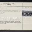 Midtown, NH63SW 18, Ordnance Survey index card, page number 2, Verso