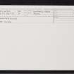 Eastertown, NH63SW 36, Ordnance Survey index card, Recto