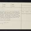 Eastertown, NH63SW 36, Ordnance Survey index card, Recto