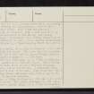 West Town, NH63SW 39, Ordnance Survey index card, page number 4, Verso