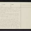 West Town, NH63SW 39, Ordnance Survey index card, page number 5, Recto