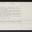 Eastertown, NH63SW 40, Ordnance Survey index card, page number 2, Verso