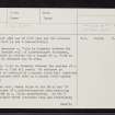 Midtown, NH63SW 55, Ordnance Survey index card, page number 1, Recto