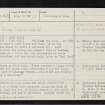 Inverness, Eastgate, NH64NE 22, Ordnance Survey index card, page number 1, Recto