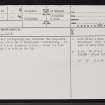 Drumrosach, NH64NE 39, Ordnance Survey index card, page number 1, Recto