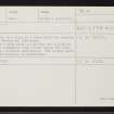 Drummossie Muir, NH64SE 35, Ordnance Survey index card, Recto