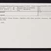 Bogallan, NH65SW 16, Ordnance Survey index card, Recto