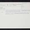 Fyrish, NH66NW 29, Ordnance Survey index card, Recto