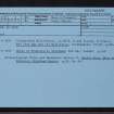 Cnoc An Duin, NH67NE 1, Ordnance Survey index card, Recto