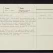 Strath Rory, NH67NE 8, Ordnance Survey index card, Recto