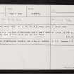 Millcraig, NH67SE 22, Ordnance Survey index card, Recto