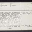 Ardross, NH67SW 9, Ordnance Survey index card, page number 1, Recto