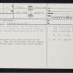 Stittenham, NH67SW 30, Ordnance Survey index card, page number 1, Recto