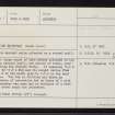 Ardvannie, NH68NE 5, Ordnance Survey index card, Recto