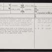 Ardvannie, NH68NE 36, Ordnance Survey index card, page number 1, Recto