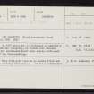 Admiral's Farm, NH68SE 7, Ordnance Survey index card, Recto
