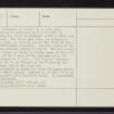 Meikle Gluich, NH68SE 18, Ordnance Survey index card, page number 2, Verso