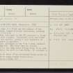 Rivra, NH69SE 4, Ordnance Survey index card, Recto