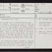 Achaidh, NH69SE 7, Ordnance Survey index card, page number 1, Recto
