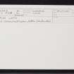 Druim Liath, NH69SW 3, Ordnance Survey index card, Recto