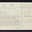Allt Na H-Atha, NH69SW 8, Ordnance Survey index card, page number 1, Recto