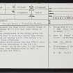 Swordale, NH69SW 49, Ordnance Survey index card, page number 1, Recto