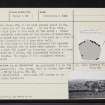 Cullernie, NH74NW 4, Ordnance Survey index card, page number 2, Verso