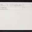 Culloden, NH74NW 5, Ordnance Survey index card, Recto