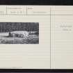 Culloden Moor, Cumberland's Stone, NH74NW 17.1, Ordnance Survey index card, Recto