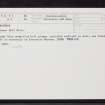 Smithton, NH74NW 51, Ordnance Survey index card, Recto