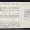 Balnuaran Of Clava, South-West, NH74SE 4, Ordnance Survey index card, page number 2, Verso