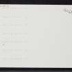 Balnuaran Of Clava, South-West, NH74SE 4, Ordnance Survey index card, page number 2, Recto