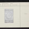 Balnuarin Of Clava, NH74SE 10, Ordnance Survey index card, Recto