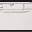 Drummore, NH74SE 24, Ordnance Survey index card, Recto