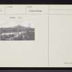 Grey Cairn, Glenurquhart, NH76SW 2, Ordnance Survey index card, page number 1, Recto