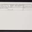 Blackstand, NH76SW 7, Ordnance Survey index card, Recto