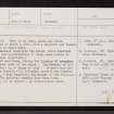 Blackstand, NH76SW 8, Ordnance Survey index card, page number 1, Recto