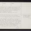 Scotsburn Wood, NH77NW 5, Ordnance Survey index card, page number 3, Recto