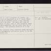 Driminault, NH77NW 11, Ordnance Survey index card, Recto