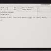 Scotsburn, Kildary, NH77NW 15, Ordnance Survey index card, Recto