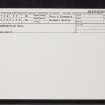 Barbaraville, Pollo Farm, Watermill, NH77SW 12, Ordnance Survey index card, Recto