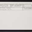 Camore Wood, NH78NE 1, Ordnance Survey index card, Recto