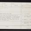 Camore Wood, NH78NE 7, Ordnance Survey index card, page number 1, Recto