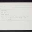 Tain, Harbour, NH78SE 45, Ordnance Survey index card, Recto