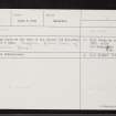 Edderton, NH78SW 11, Ordnance Survey index card, Recto