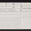 Creag An Amalaidh, NH79NE 1, Ordnance Survey index card, page number 1, Recto
