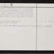 Cnoc Odhar, NH79NE 24, Ordnance Survey index card, page number 2, Verso